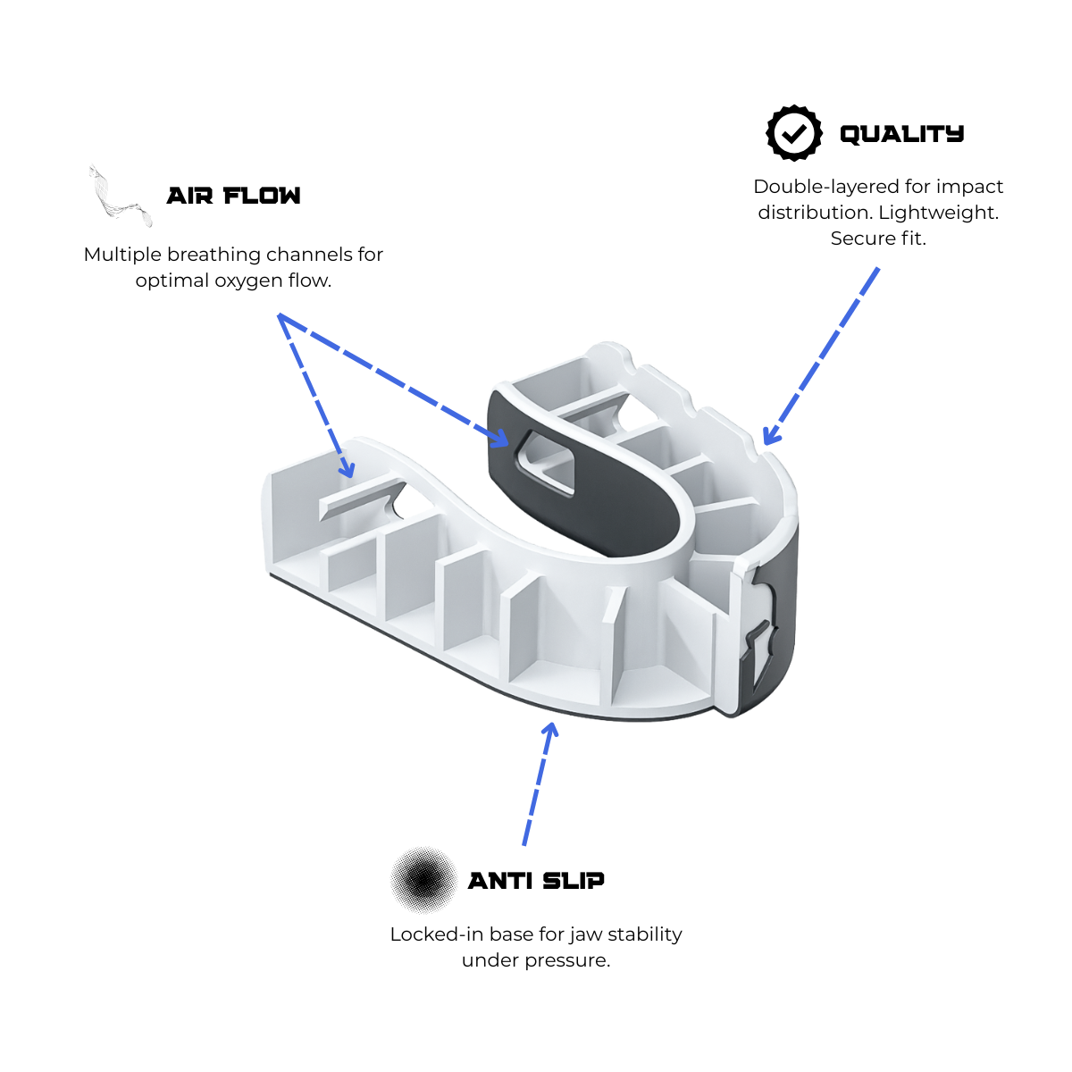 MOUTH GUARD + STORAGE CASE